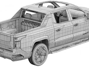 Chevrolet Silverado EV RST 3D Model