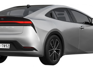 Toyota Prius 2023 3D Модель