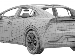 Toyota Prius 2023 3D Модель