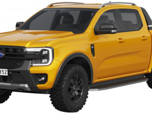 Ford-Ranger Wildtrak 2023 3D Model