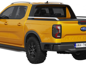 Ford-Ranger Wildtrak 2023 3D मॉडल