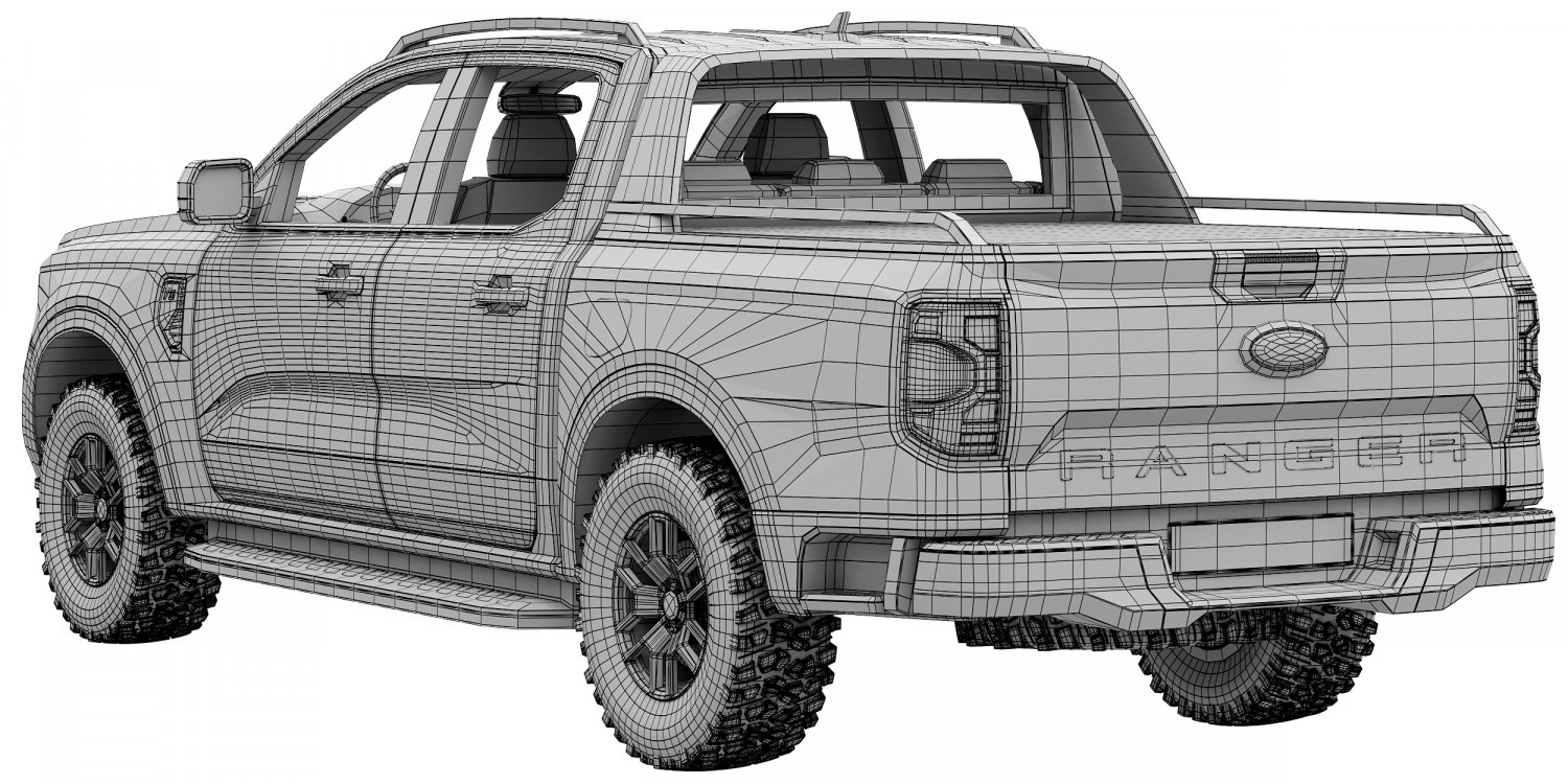 Ford Ranger Wildtrak X CG 2023 3D model