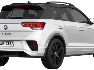 Volkswagen T-Roc R-line 2022 3Dモデル