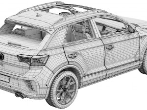 Volkswagen T-Roc R 2022 3D Модель