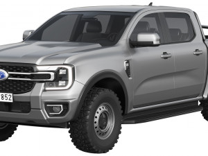 Ford-Ranger XLT 2023 3D Model