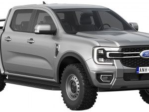 Ford-Ranger XLT 2023 3D Model