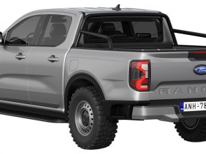 Ford-Ranger XLT 2023 3D Model