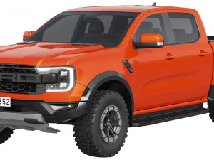Ford-Ranger Raptor 2023 3D Model