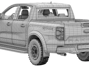 Ford-Ranger Raptor 2023 3D Model