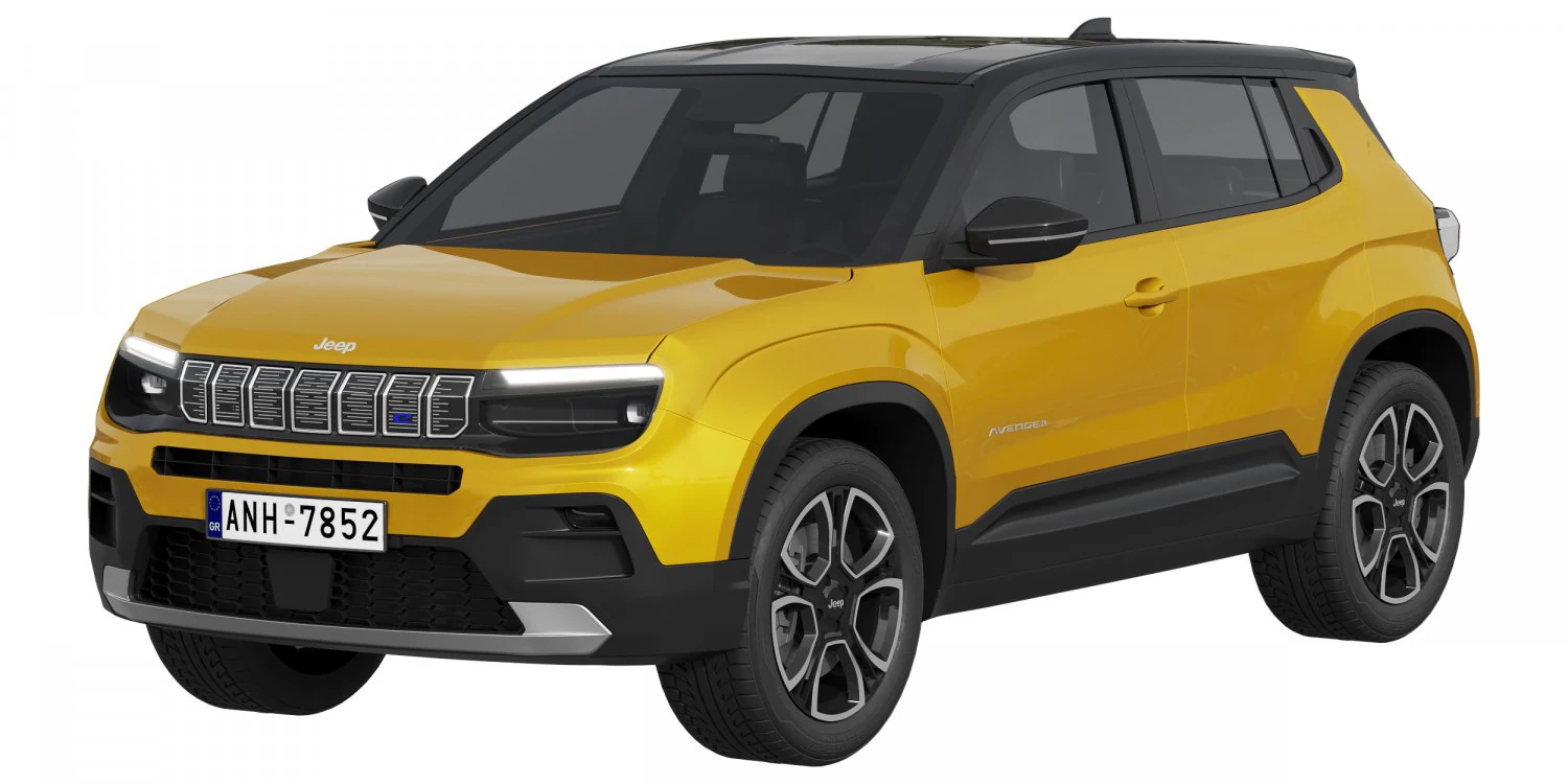 Jeep Avenger 3D Model .c4d .max .obj .3ds .fbx .stl .blend