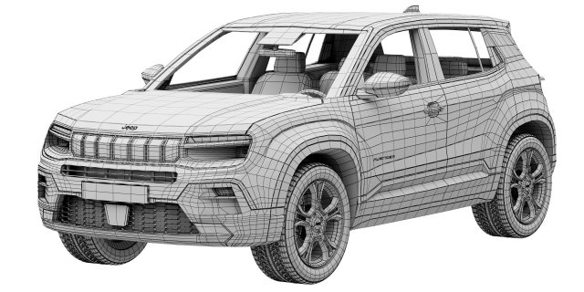 Jeep Avenger Modello 3D