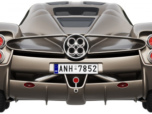 Pagani Utopia 3D मॉडल