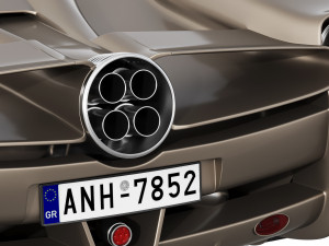 Pagani Utopia 3D मॉडल