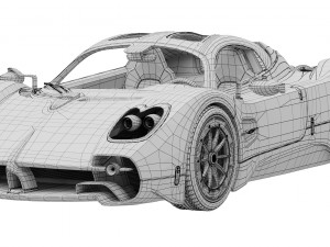 Pagani Utopia 3D मॉडल