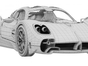 Pagani Utopia 3D मॉडल