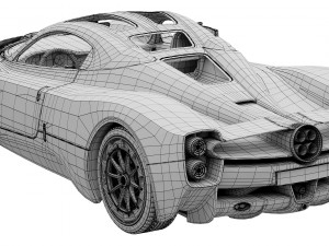 Pagani Utopia 3D मॉडल