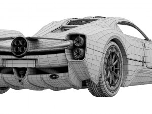 Pagani Utopia 3D मॉडल