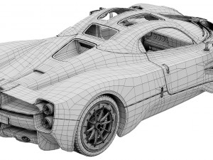 Pagani Utopia 3D मॉडल