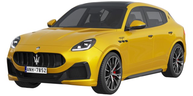 Maserati Grecale Trofeo 3D 模型 .c4d .max .obj .3ds .fbx .stl .blend