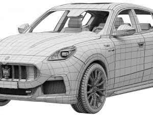 Maserati Grecale Trofeo 3D Model