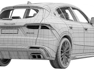 Maserati Grecale Trofeo 3D 模型