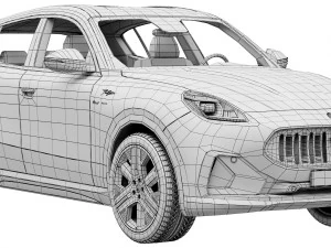 Maserati Grecale Folgore 3D Model