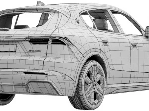 Maserati Grecale Folgore 3D Model