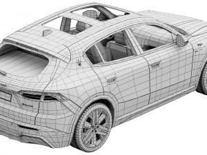 Maserati Grecale Folgore 3D Model