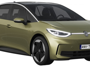Volkswagen ID3 2024 3D Model