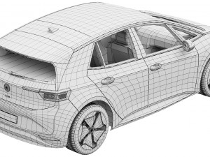 Volkswagen ID3 2024 3D Model