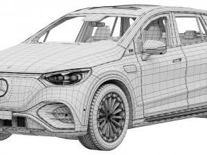 Mercedes-Benz EQE SUV 3D Model