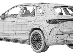 Mercedes-Benz EQE SUV 3D Model