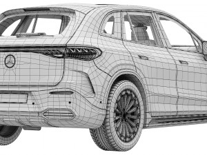 Mercedes-Benz EQE SUV 3D Model