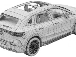 Mercedes-Benz EQE SUV 3D Model