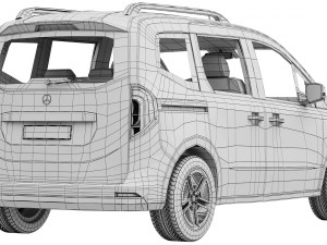 Mercedes-Benz EQT Modelo 3D