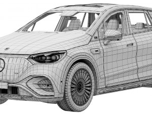 Mercedes-Benz EQE53 AMG SUV 3D Model