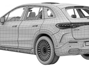 Mercedes-Benz EQE53 AMG SUV 3D Model