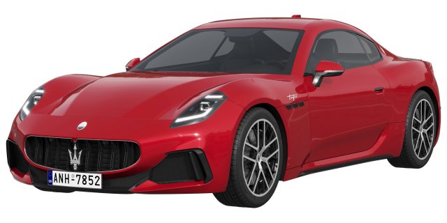 Maserati GranTurismo Trofeo 2023 Modelo 3D .c4d .max .obj .3ds .fbx .stl .blend 