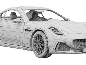Maserati GranTurismo Trofeo 2023 Modelo 3D