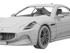 Maserati GranTurismo Folgore 2023 3D Model