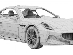 Maserati GranTurismo Folgore 2023 3D Model