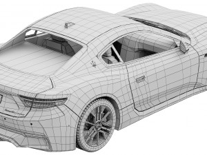 Maserati GranTurismo Folgore 2023 3D Model