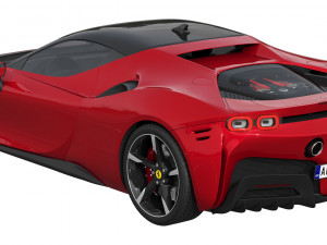 Ferrari SF90 Stradale 3D-Modell