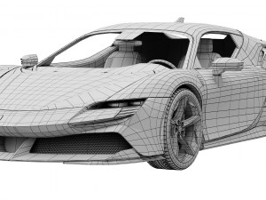 Ferrari SF90 Stradale 3D-Modell