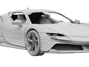 Ferrari SF90 Stradale 3D-Modell