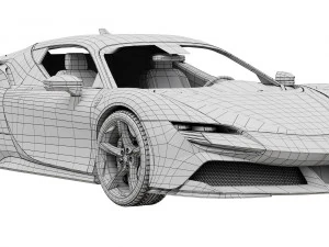 Ferrari SF90 Stradale 3D Model