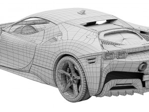 Ferrari SF90 Stradale 3D-Modell
