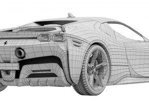 Ferrari SF90 Stradale 3D-Modell