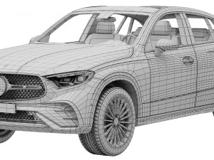 Mercedes-Benz GLC Coupe 2023 3D Model