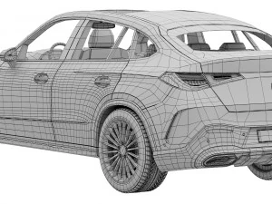 Mercedes-Benz GLC Coupe 2023 3D Model